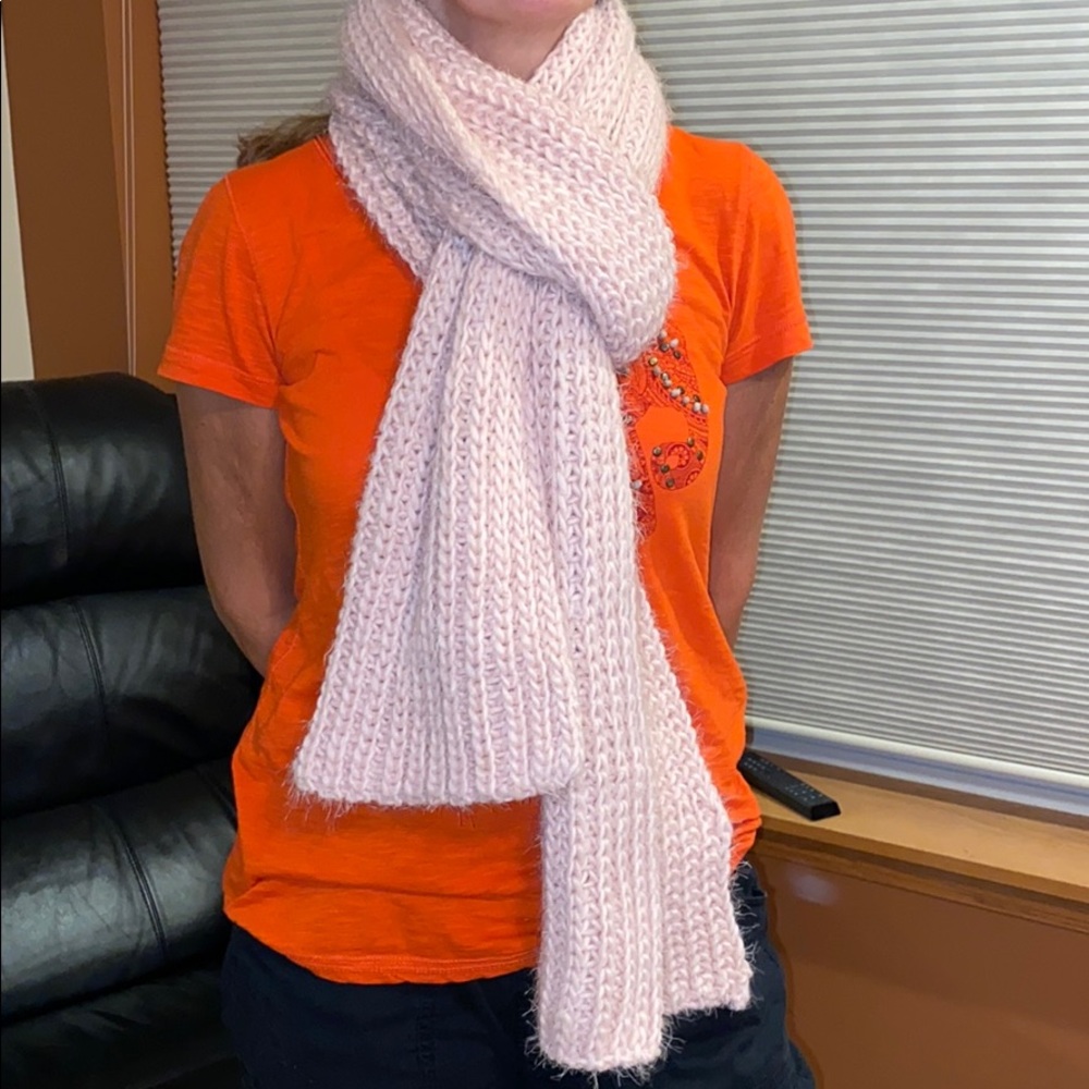 Light Pink Winter Scarf